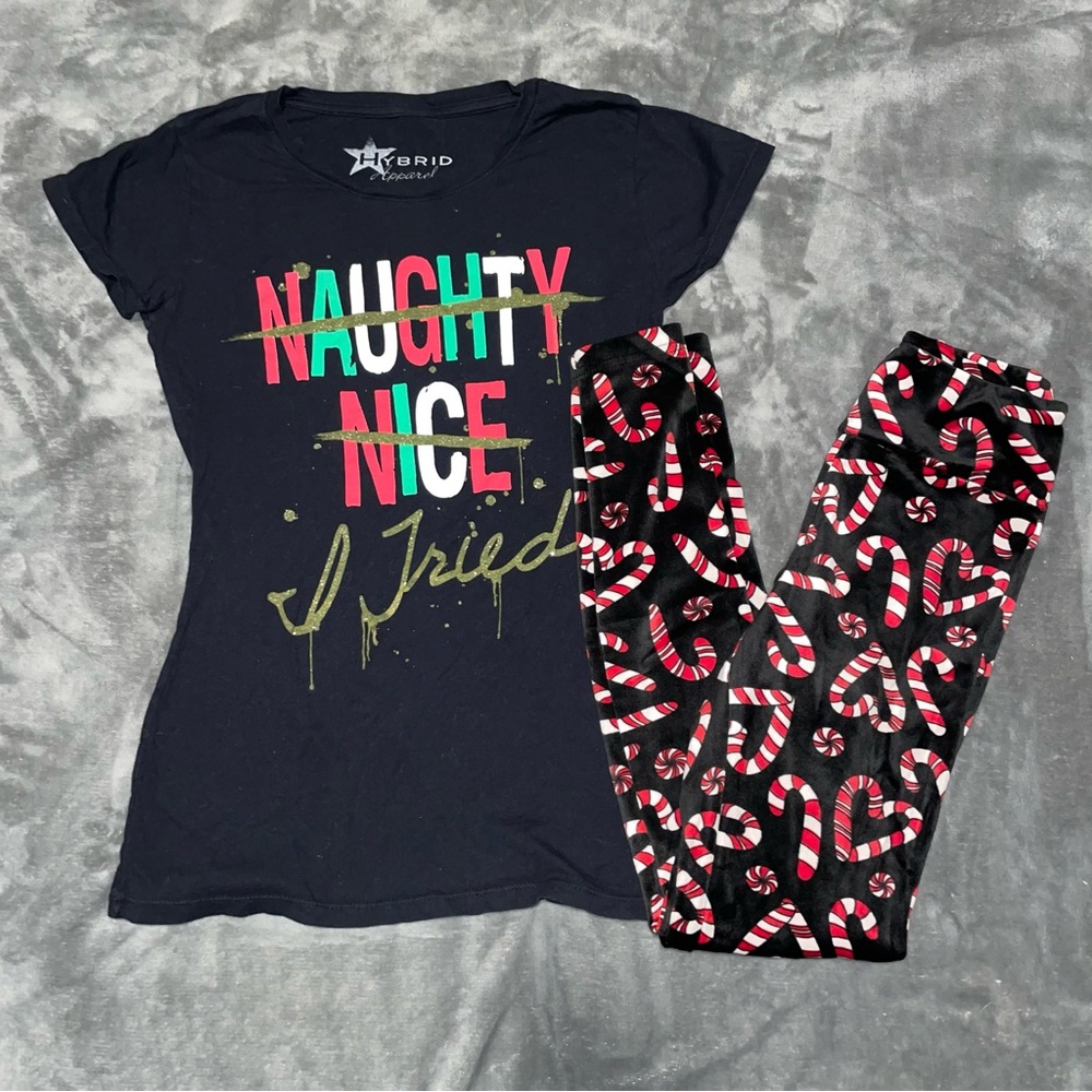 Festive Christmas Legging & T-shirt